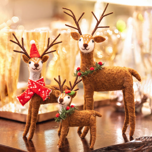 Adorno navideño de venados